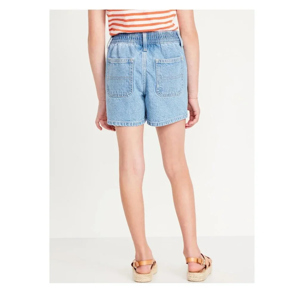 Old Navy Girls Elasticized High-Waisted Utility Jean Shorts for Girls